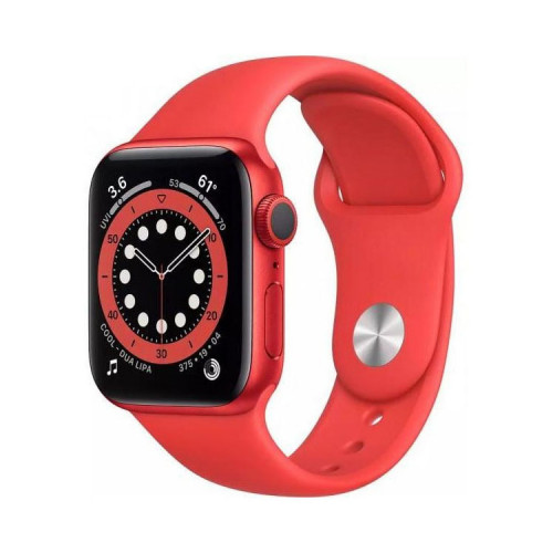 Apple Watch 6 44mm GPS Red Aluminum Case w. Red Sport Band (M00M3) б/у